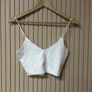 Kookai White Cropped Top Women's Size 2